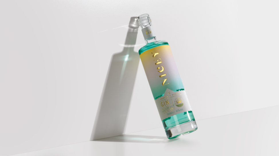 NEOM品牌設計工作室以俏皮和優質的身份提升Nicey Gin