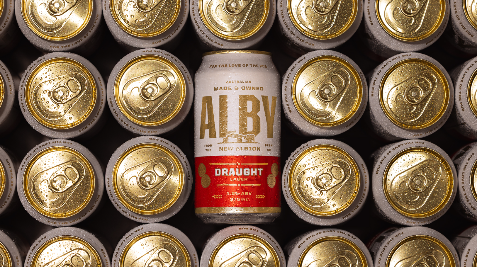 Alby's啤酒包裝設計by Studio Papa's Marcus Taylor