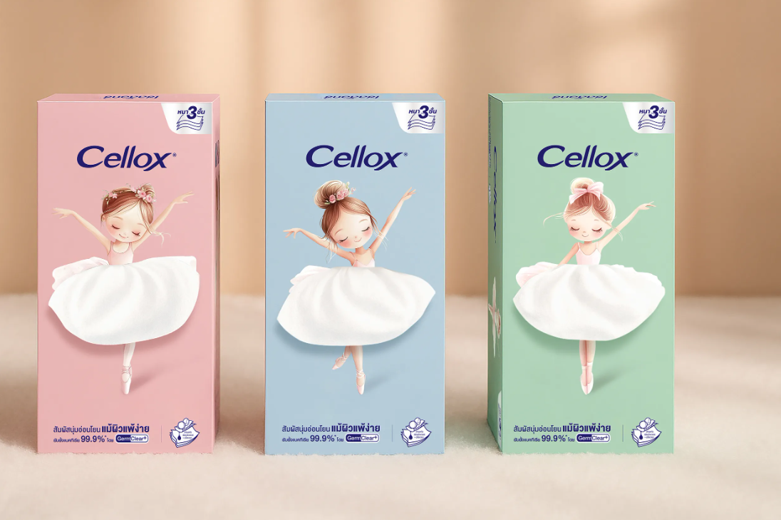 Cellox紙巾包裝設計欣賞