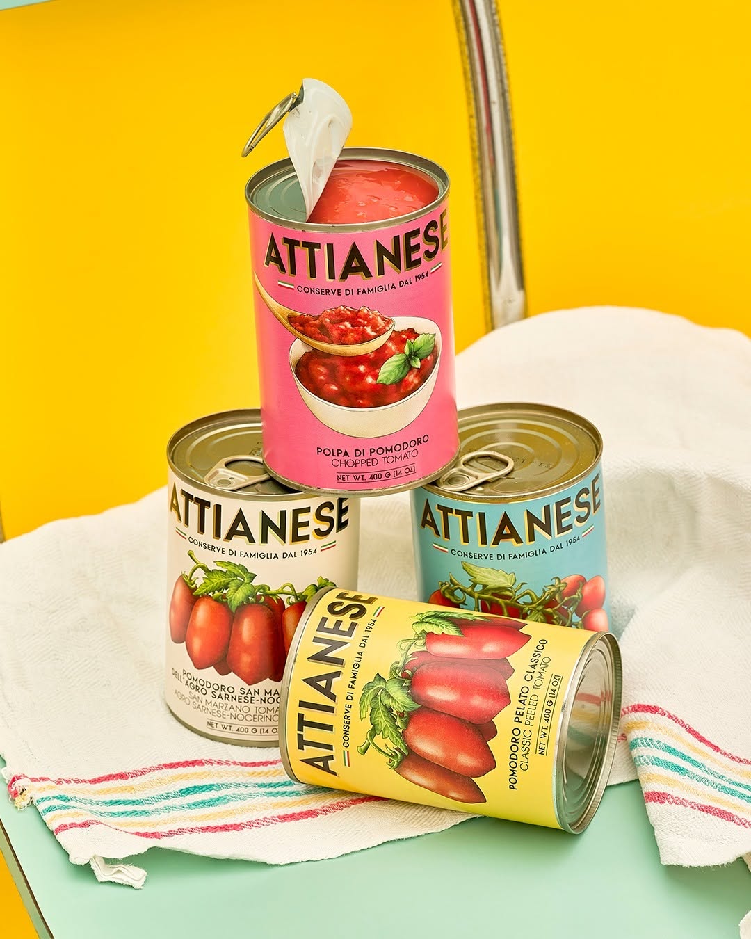 Attianese Conserve番茄醬包裝設計